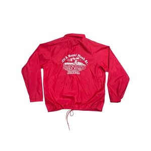 Vintage Auburn Sportswear Sam's Town Gold River Casino Jacket Red Mens Large